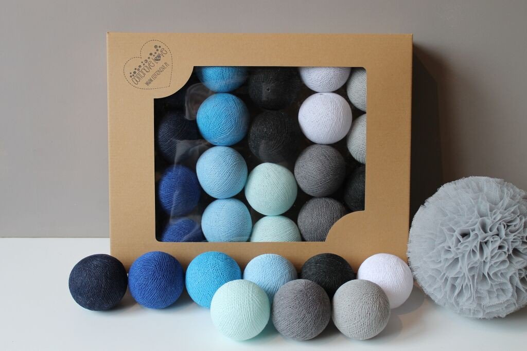 Cotton Balls Blackness Blue 35 szt.