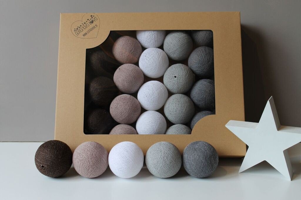 Cotton Balls Chestnut 50 szt.