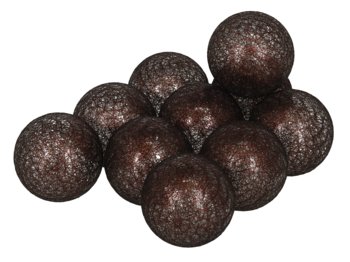 Cotton balls, kule świecące 10 LED,brązowy - Inny producent