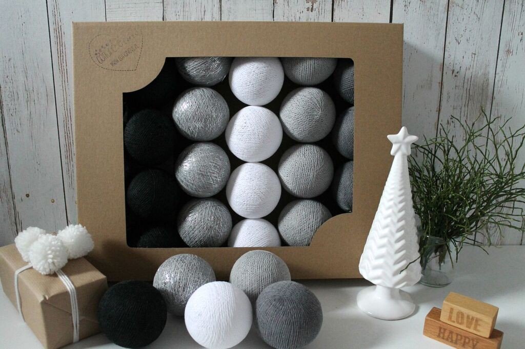 Cotton Balls Silver Winter 50 szt.