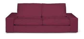 Cotton Panama, Pokrowiec na sofę Kivik 3 - osobową, rozkładaną, śliwkowy - Dekoria