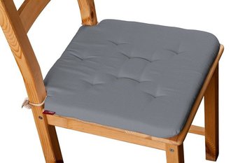 Cotton Panama Siedzisko Olek na krzesło, Slade Grey (szary), 42x41x3,5 cm - Dekoria