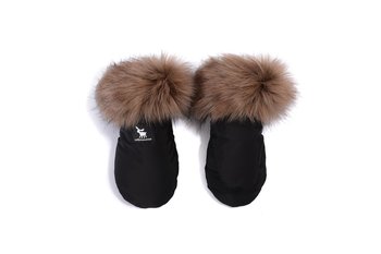 CottonMoose, Rękawice do wózka, Handmuff Yukon, Czarne - CottonMoose