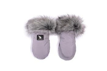 CottonMoose, Rękawice do wózka, Handmuff Yukon, Szare - CottonMoose