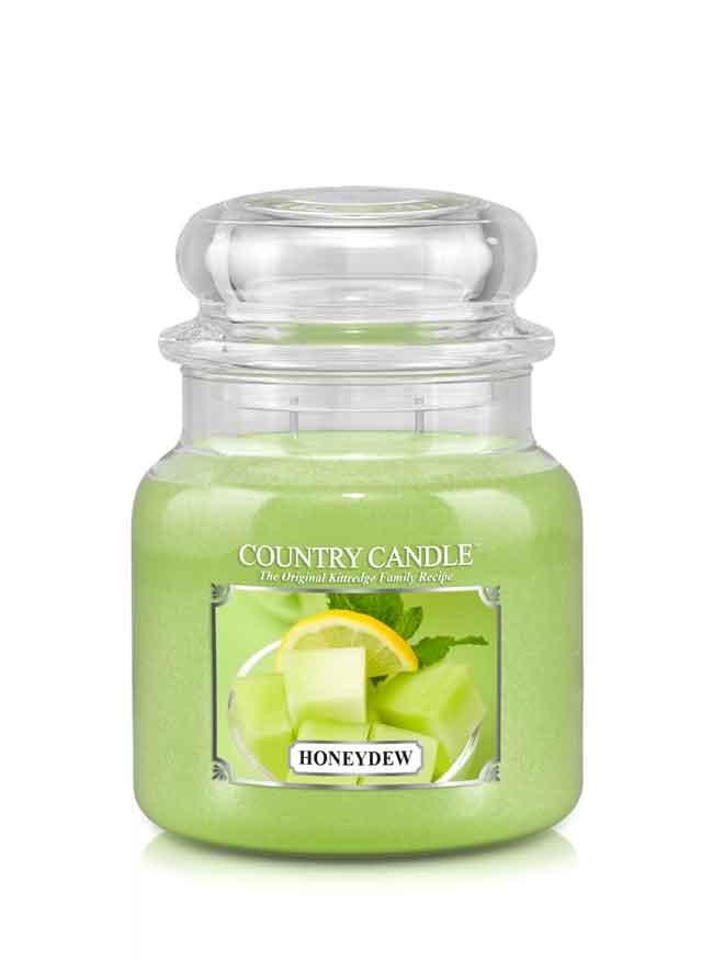 Country Candle, Honeydew, świeca zapachowa, średni słoik, 2 knoty