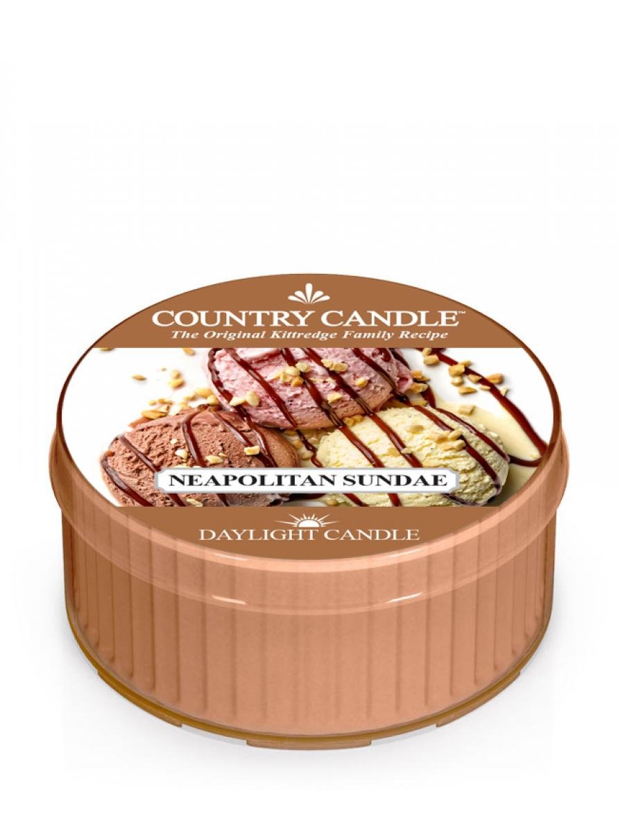 Country Candle Neapolitan Sundae Daylight (42G) Kringle Candle
