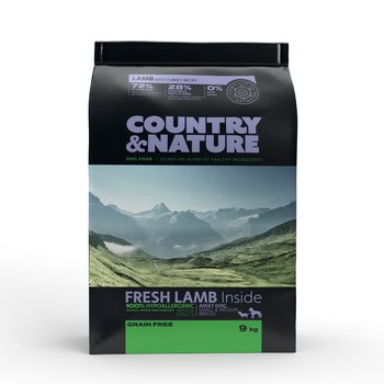 Country&Nature Lamb And Turkey Recipe. Adult Dog Small & Medium Breeds Karma Dla Psów Ras Małych I Średnich - Jagnięcina Z Indykiem 9Kg - COUNTRY&NATURE