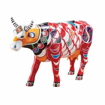 CowParade, figurka-krówka SHANGHAI COW, duża/poliresing - Inny producent