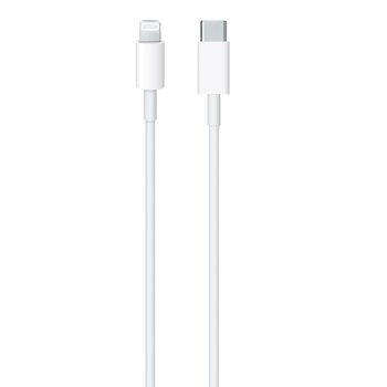 CP CBL2 Durable TPE 20W PD USB-C to Lightning Data & Charger 2m Cable White (OEM) - RIFF