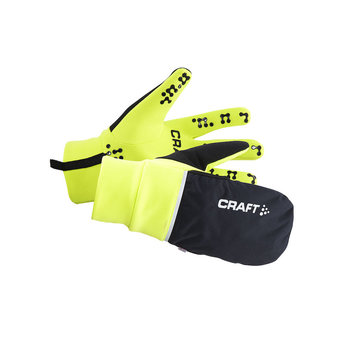 Craft, Rękawice do biegania, Hybrid Weather Gloves (1903014-2851), żółty, rozmiar L - Craft