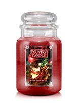 Cran Apple Toddy - Country Candle - Duża Świeca Zapachowa Z Dwoma Knotami (737G)