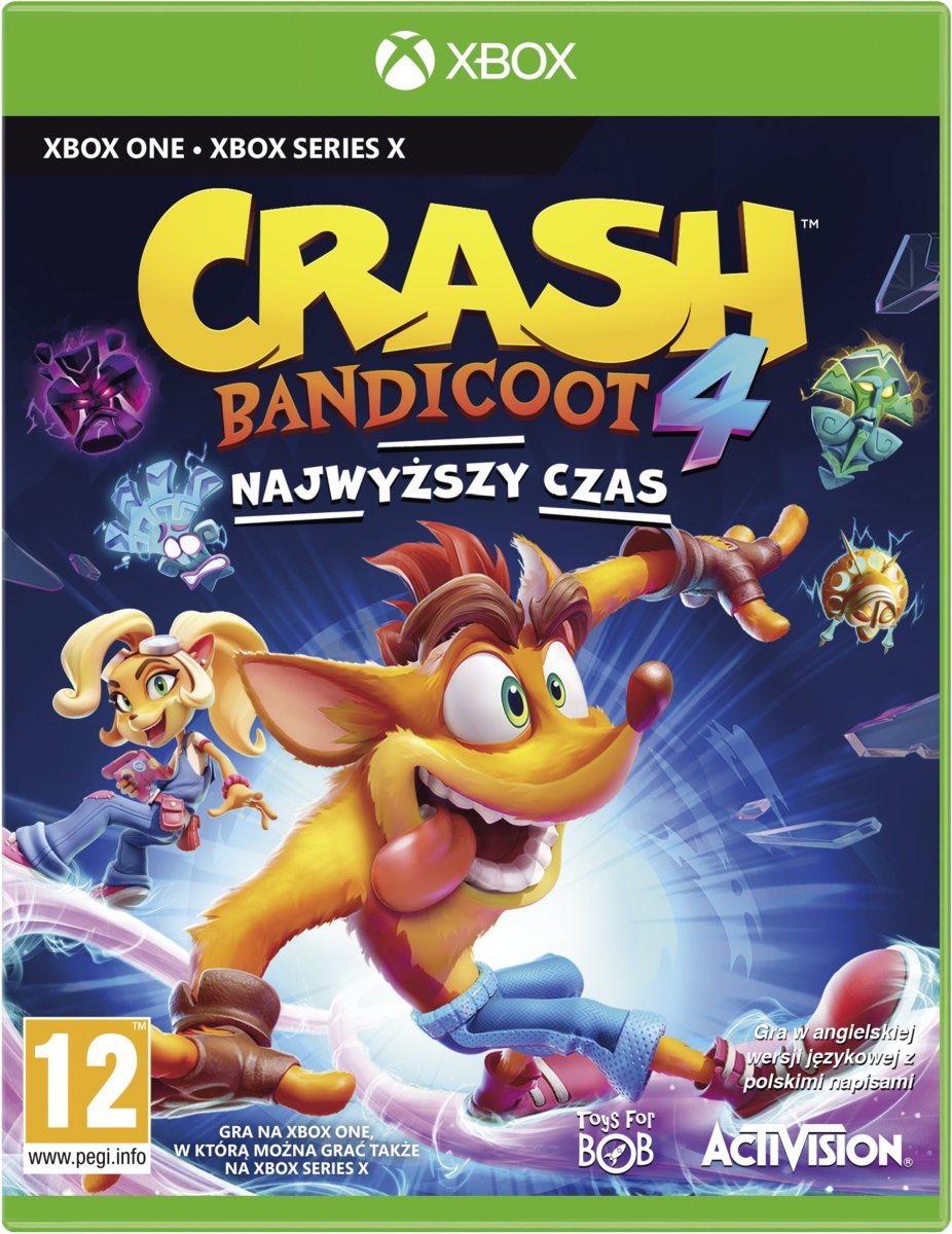 Фото - Гра Activision Crash Bandicoot 4: Najwyższy Czas, Xbox One, Xbox Series X 