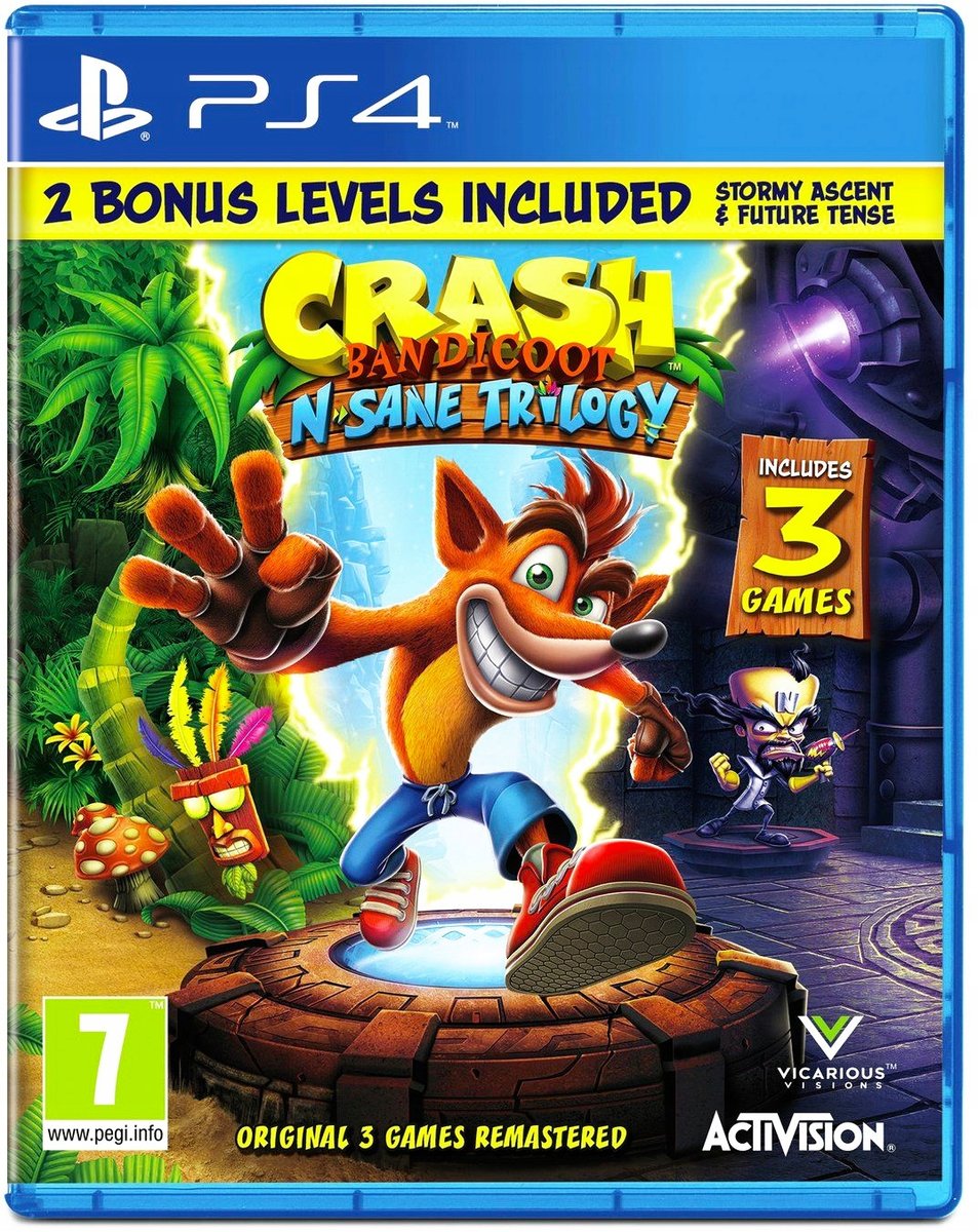 PS4 Crash Bandicoot N.Sane Trilogy