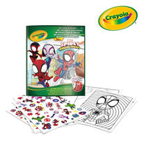 Crayola Kolorowanka dla dzieci z naklejkami Spidey i super-kumple 3+ Crayola