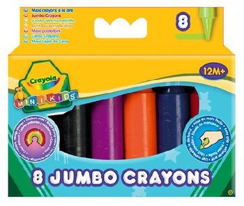 Crayola, kredki świecowe zmywalne, Mini Kids, 8 sztuk - Crayola
