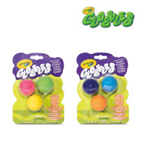 Crayola Kulki gniotki antystresowe do rzucania niebrudzące Globbles 3szt. 3+ (2 wzory)