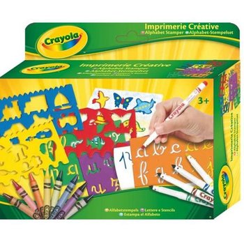 Crayola, szablony z Alfabetem, zestaw - Crayola