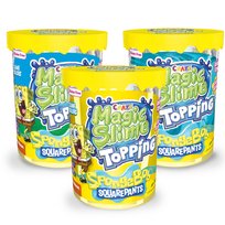 CRAZE Magic Slime Topping SpongeBob Fantasy Ocean, 3 butelki Slime dla dzieci, każdy słoik zawiera 70 ml Inna marka