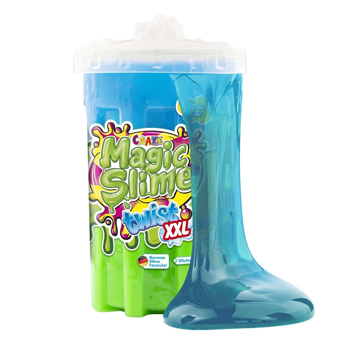 CRAZE Magic Slime Twist XXL wielobarwna magiczna dziecięca kokardka 750 ...