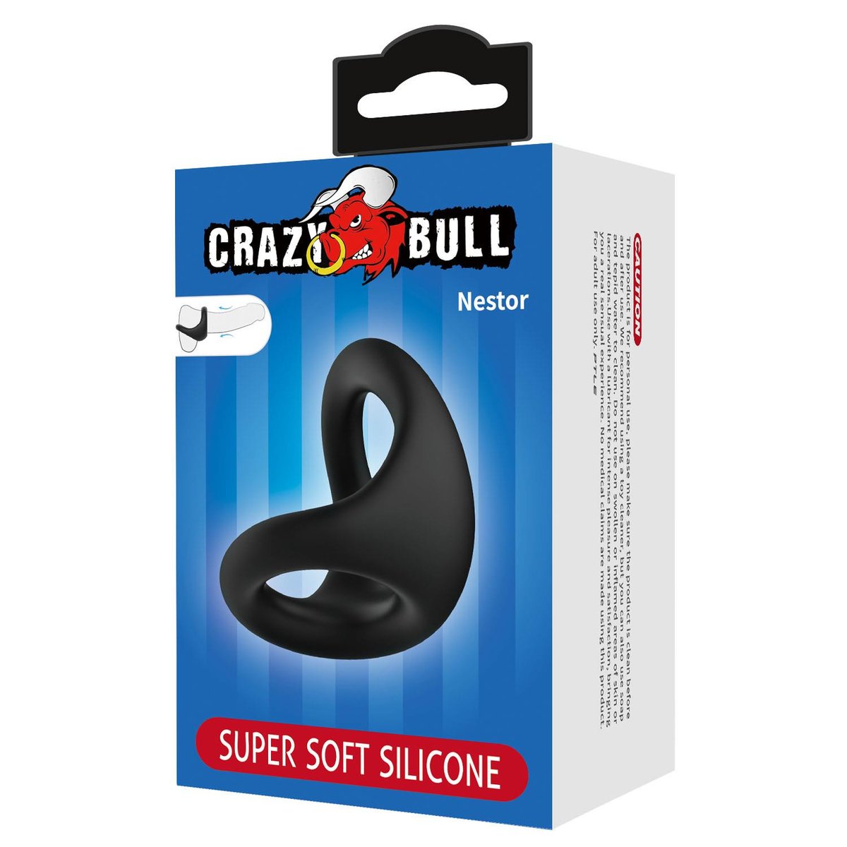 Crazy Bull Oberon - Super Soft Silicone Cock Ring | Sklep EMPIK.COM