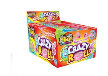 Crazy Roll, guma w rolce Johny Bee, 24 sztuki - Nestle