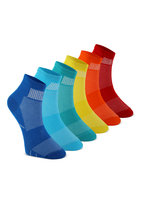 CREA SOCKS, kolorowe SPORTOWE skarpetki, 6 par, 36/40
