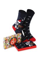 CREA SOCKS | skarpetki świąteczne, 2 pary, HO HO HO! w pudełku prezentowym, 41/46