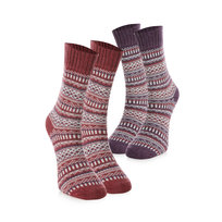 CREA SOCKS, skarpetki zimowe, WEŁNA ALPAKI, 2 pary, 36/40