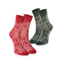 CREA SOCKS, skarpetki zimowe, WEŁNA ALPAKI, 2 pary, 36/40