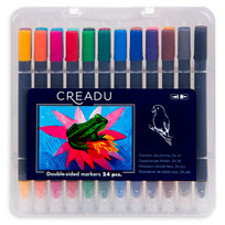 Creadu, Cienkopisy 2w1, 24 sztuki