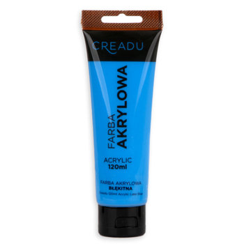 Creadu, Farba akrylowa, błękitna, 120 ml - Creadu