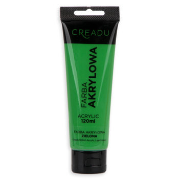 Creadu, Farba akrylowa, zielona, 120 ml - Creadu