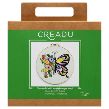 CREADU, Haft Krzyżykowy, Motyl - Creadu