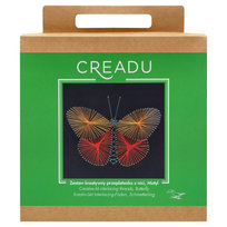 Creadu, przeplatanka z nici, motyl
