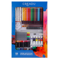 Creadu, Zestaw artystyczny do technik mieszanych, 108 elementów