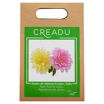 CREADU, Zestaw Do Robienia Kwiatów Z Krepiny, Dalie - Creadu