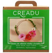 CREADU, Zestaw Do Robienia Wianków Kwiatowych Z Krepiny