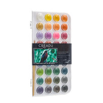 Creadu, Zestaw farb akwarelowych, 37 elementów