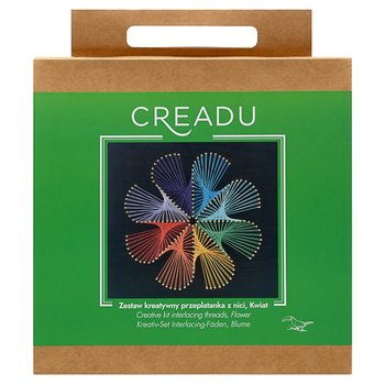 CREADU, Zestaw Kreatywny, Przeplatanka Z Nici, Kwiat - Creadu