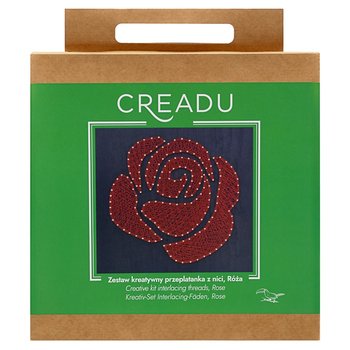 CREADU, Zestaw Kreatywny, Przeplatanka Z Nici, Róża - Creadu