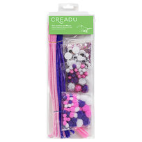 CREADU, Zestaw Kreatywny, Różowy, 197 Elementów