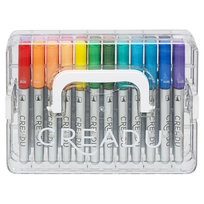 Creadu, zestaw markerów akrylowych, brush, 24 kol.