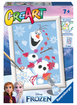 CreArt dla dzieci Malowanie po numerach Kraina Lodu Uroczy Olaf - CreArt