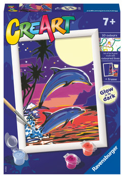 CreArt dla dzieci Malowanie po numerach Przygody delfinów - CreArt