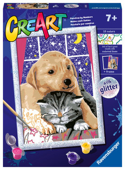 CreArt dla dzieci, Malowanie po numerach, Puszyści przyjaciele - CreArt