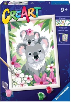 CreArt dla dzieci Malowanie po numerach Słodkie koale - CreArt