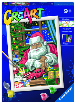 CreArt dla dzieci Malowanie po numerach Święty Mikołaj - CreArt
