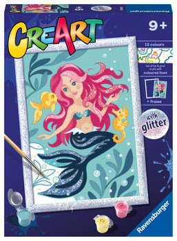 CreArt dla dzieci Malowanie po numerach Syrenka 23568 - CreArt
