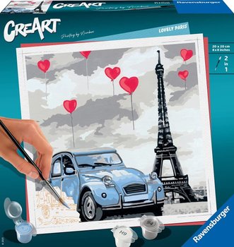 CreArt Malowanie po numerach Paryż - CreArt