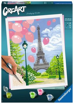 CreArt Malowanie po numerach Wiosna w Paryżu 28992 - CreArt